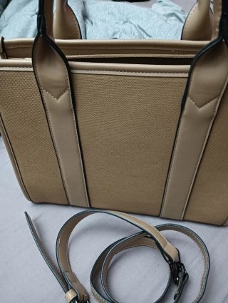 Bolso Beige Estilo Tote
