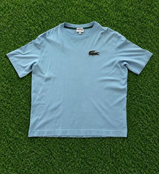 Camiseta Oversize Lacoste Azul