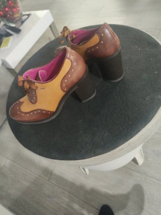 Botines Vitelo estilo Oxford