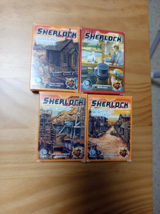Pack 4 Juegos de Cartas Sherlock