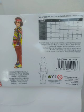 Disfraz de Hippie para Niño