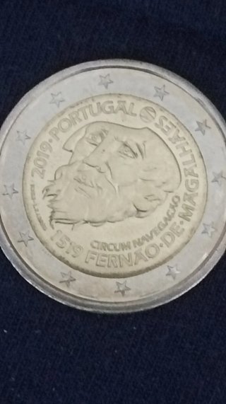 Moneda 2 Euros Portugal 2019 Fernão de Magalhães