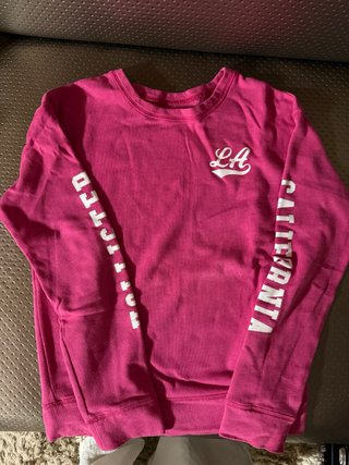 Sudadera Hollister LA California Rosa