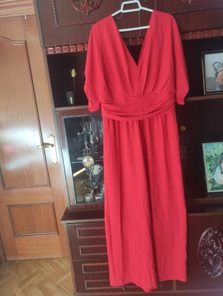 Mono rojo elegante