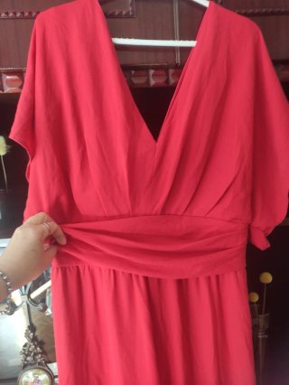 Mono rojo elegante