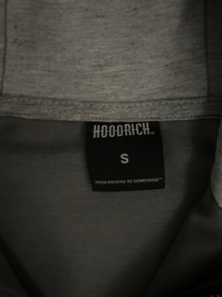 Sudadera con cremallera Hoodrich gris Talla S