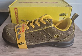 Zapatos ISSA MAX500 41700 Marrón/Amarillo
