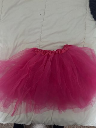 Tutú rosa de tul
