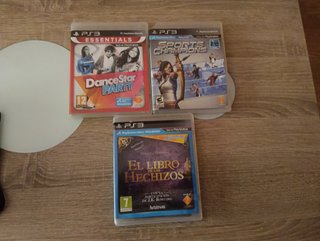 Pack PS3 Move + Wonderbook + Cámara + 3 Juegos