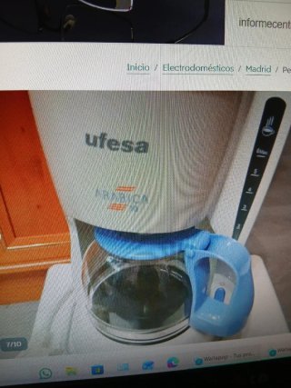 Cafetera Ufesa Arabica y regalo sandwichera