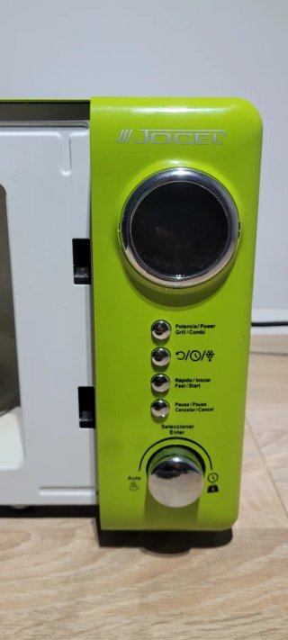 Microondas Jocel verde un poco loco
