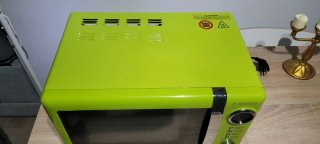 Microondas Jocel verde un poco loco