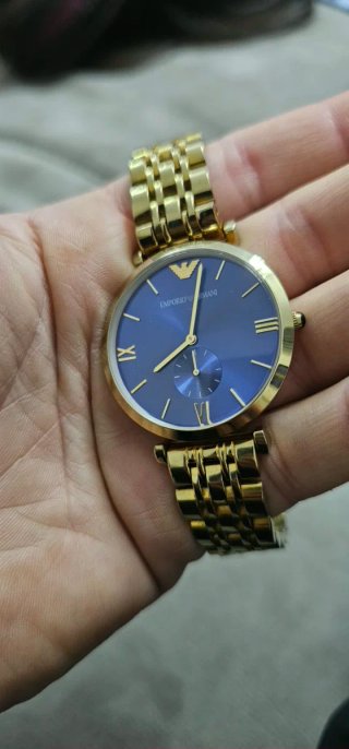Orologio Emporio Armani Blu Oro