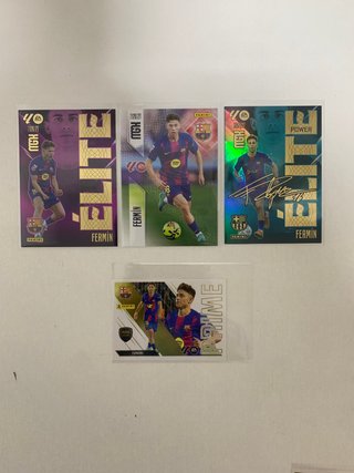 Lote de 4 Cromos Panini Fermín López
