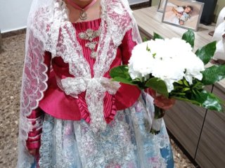 Corpiño de fallera para niña 6 años aprox.