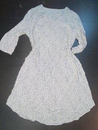 Vestido de invierno rayas