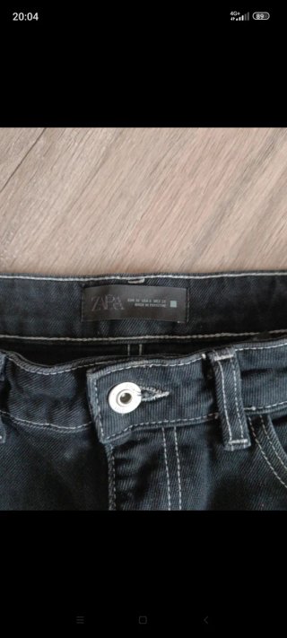 Pantalón Zara Balloon Talla 38 Negro