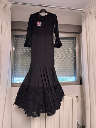 Traje de flamenca negro
