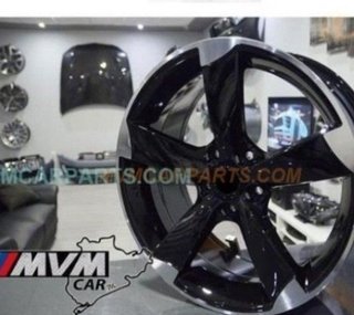 JUEGO DE 4 LLANTAS 18 ROTOR BLACK AU009 rmb106064