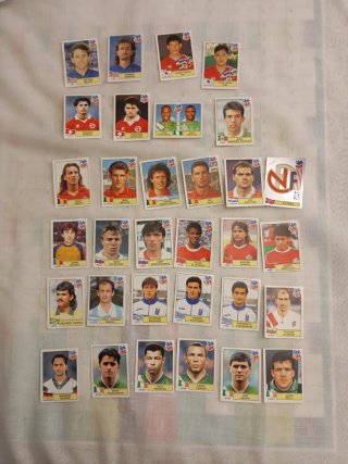 Lote 32 Cromos Panini USA 94