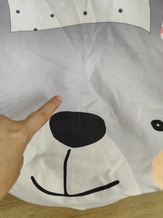 Saco de silla con estampado de osito