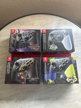 4 Mandos Nintendo Switch Pro Precintados