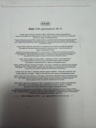 iPad 10ª Gen Blu 64GB + custodia e penna