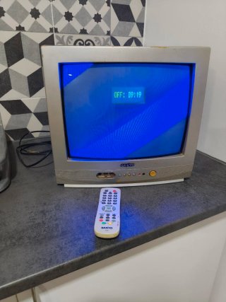 Televisión de tubo Sanyo