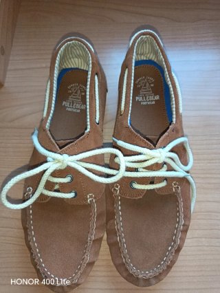 Zapatos náuticos de ante Pull&Bear