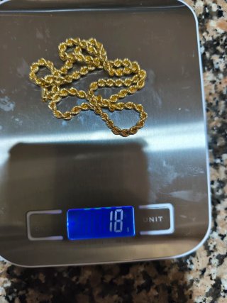 Cadena de oro 18k 18g