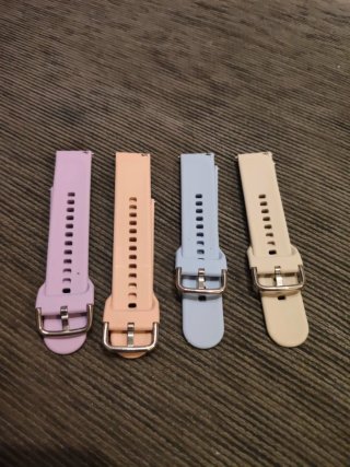 Set de 4 Correas de Reloj 22mm
