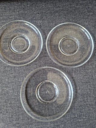 3 Platos Nespresso Cristal