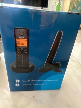 Teléfono Inalámbrico DIGI Negro