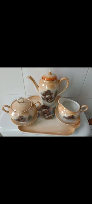 Juego de café porcelana vintage