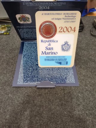 San Marino 2004 Moneda 2 Euro Bartolomeo Borghesi