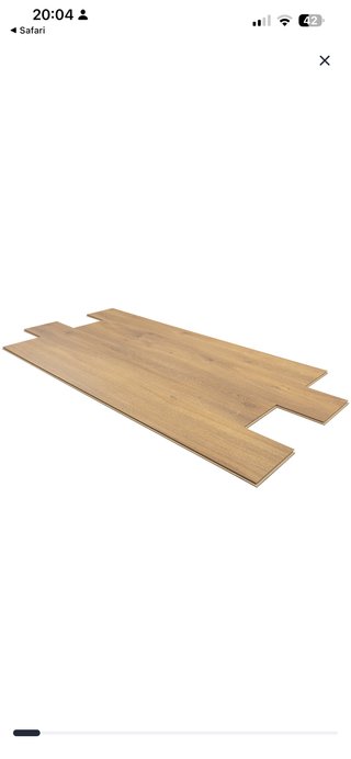 Tarima flotante madera 40m2 Color roble