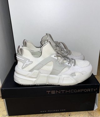 Zapatillas Tenth Blancas y Grises