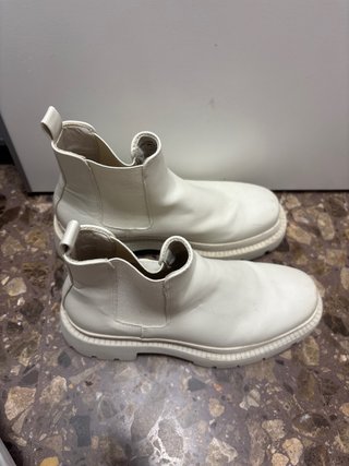 Botines blancos talla 38