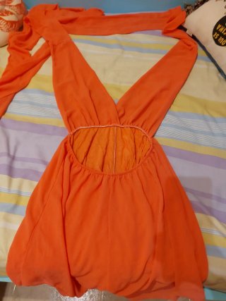 Mono rosa de gasa