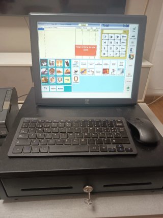 TPV  hostelería HP Negro, impresora epson