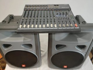 Altavoces JBL EON 15 y Mesa Yamaha MX 12/4
