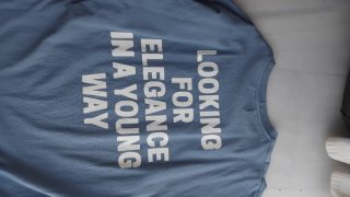 Camiseta Esenzia azul hombre