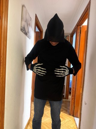 Disfraz Mono con Capucha Rojo (14-16 años)
