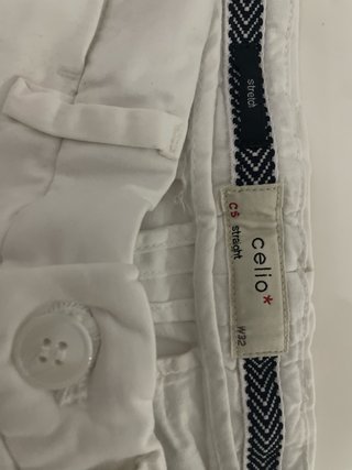 Pantalones Celio Blancos Talla 32