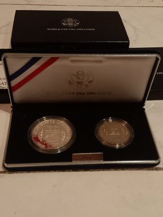 Set 2 Monedas Conmemorativas Mundial USA 1994