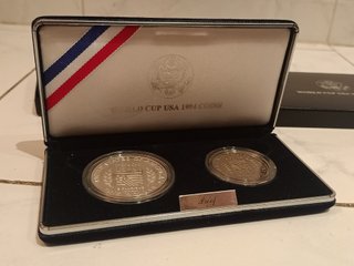 Set 2 Monedas Conmemorativas Mundial USA 1994