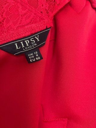 Vestido Rojo Lipsy Talla L