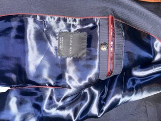 Chaqueta de traje azul Zara Man