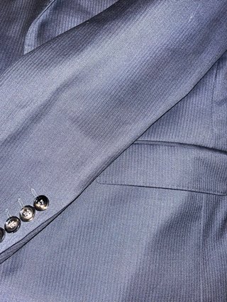 Chaqueta de traje azul Zara Man