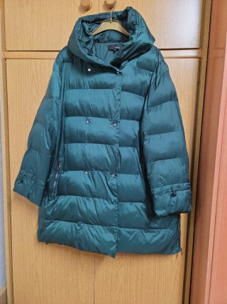 Anorak de plumón verde nuevo